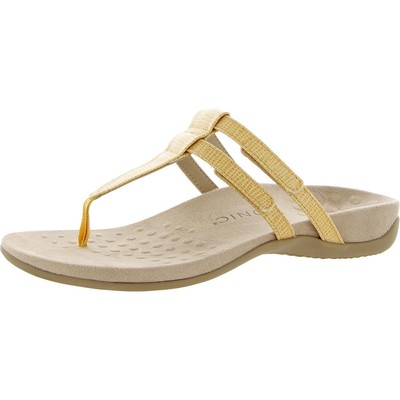 

Женские шлепанцы Vionic Elvia желтые с ремешками 8,5 средний (B,M) BHFO 9100, Marigold