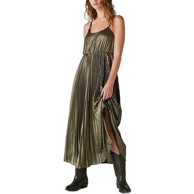 Женское коктейльное и вечернее платье Lucky Brand с металлическим отливом BHFO 7766