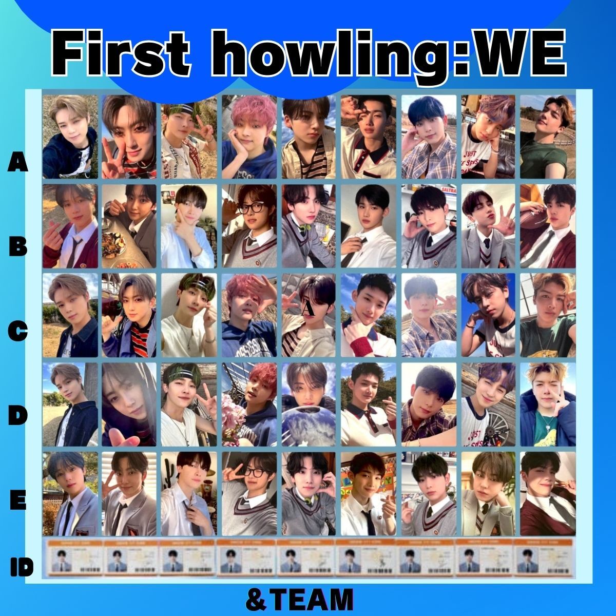 &team First Howling : WE weverse 特典 ニコラス &team First Howling : WE weverse 特典 ニコラス &team First