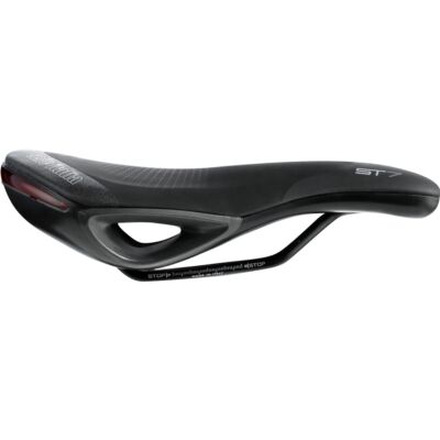 Седло Selle Italia ST 7 Superflow, черное, сплав FeC, Ш165xД250мм