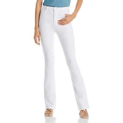 7 For All Mankind Женские белые джинсы-скинни с высокой посадкой из денима Bootcut 28 BHFO 8221