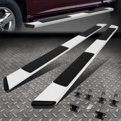ДЛЯ 19-24 RAM 1500 QUAD CAB 5,5 СЕРЕБРИСТЫХ АЛЮМИНИЕВЫХ ПОДНОЖЕК С БОКОВЫМИ СТУПЕНЯМИ