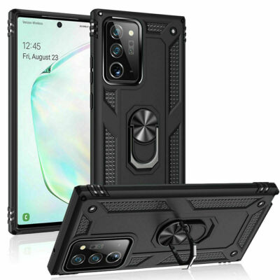 For Samsung Galaxy Note 9 8 10 Plus + Case Shockproof Ring Kickstand Phone Cover