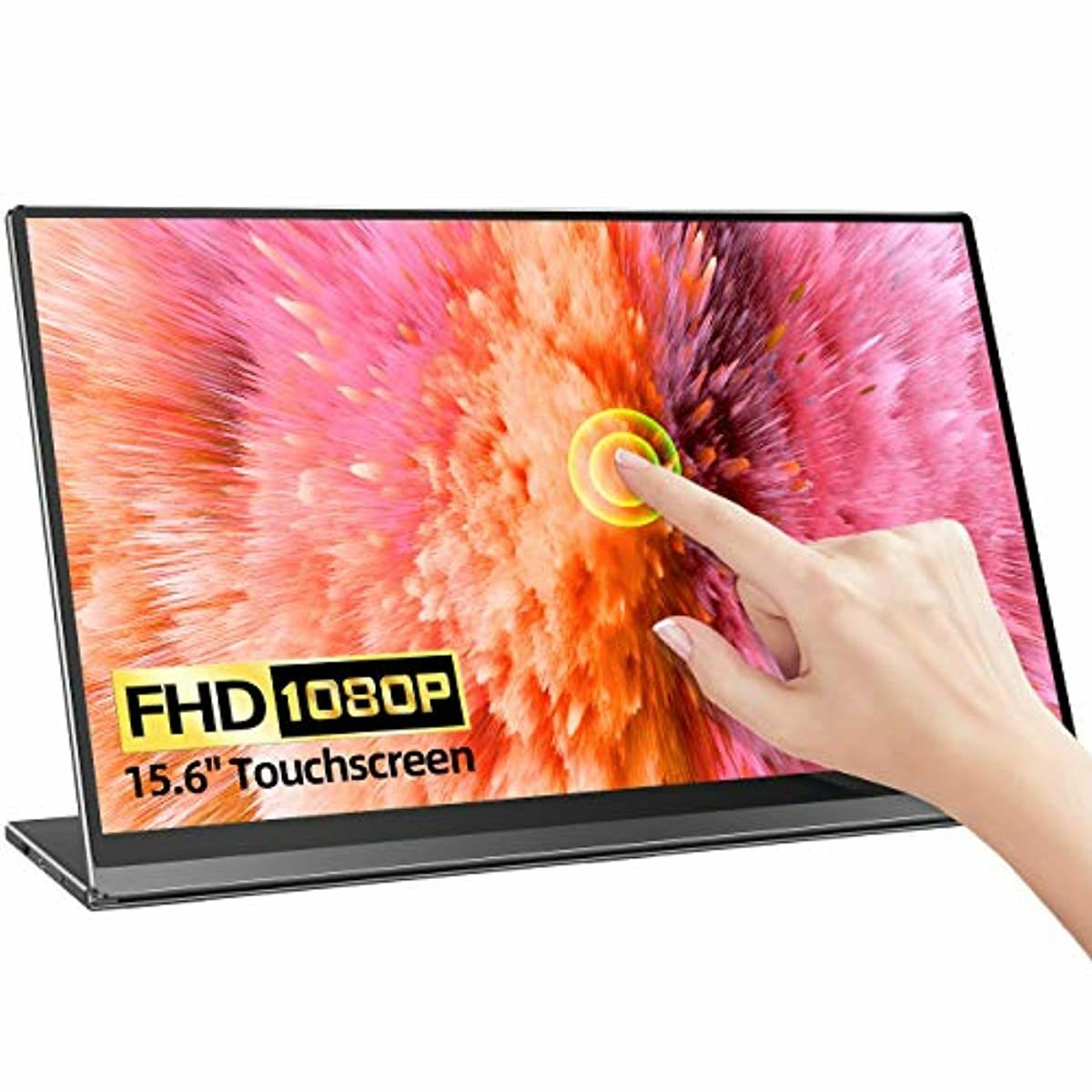 Portable Monitor Touchscreen Eviciv 15 6 Inch 10 Point Touch Screen Auto Rotati Ebay