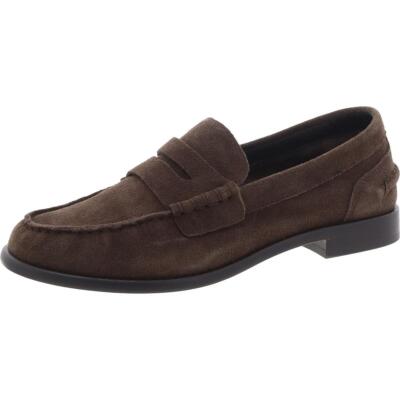 Rag & Bone Womens Brown Suede Slip-On Loafers Shoes 38.5 Medium (B,M) BHFO 4189