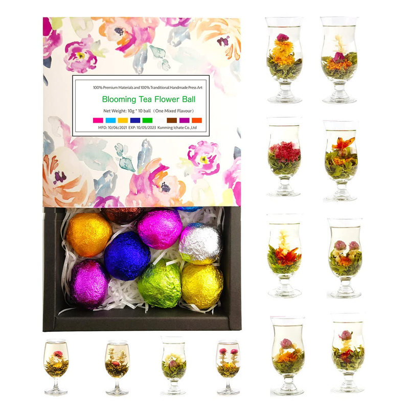 Balls Gift Set| Handmade Herbal Flowering Tea Ba