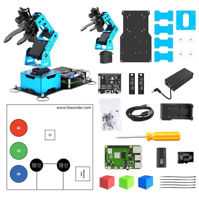 Hiwonder ArmPi Mini 4DOF Vision Robot Arm Support Python for iOS/ Android 