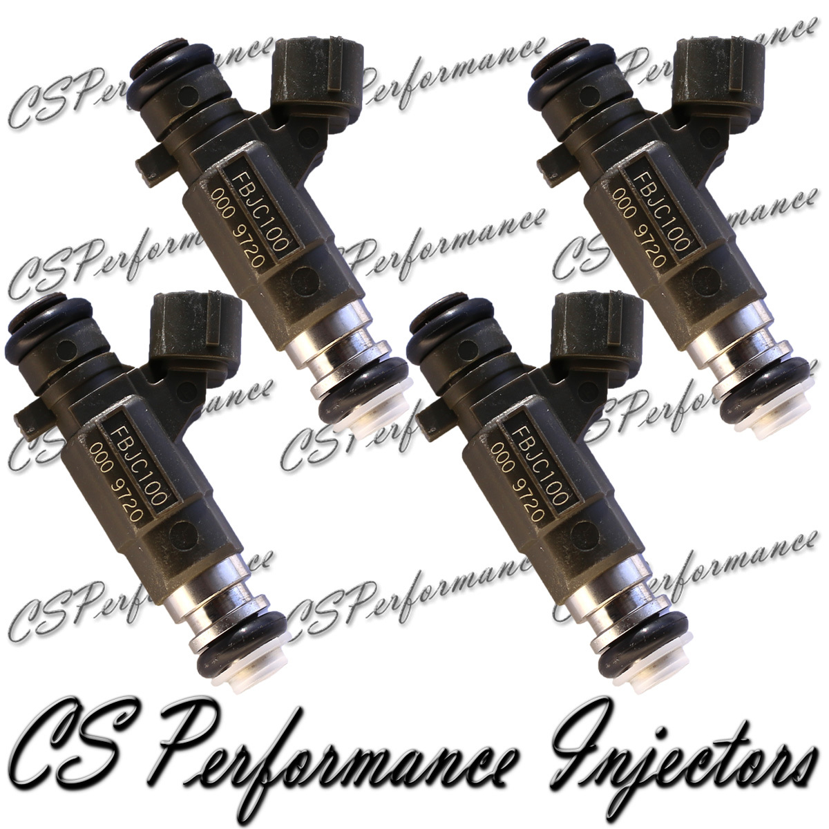 JS282 Rebuilt by Master ASE Mechanic USA 4 OEM Jecs Fuel Injectors Set