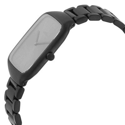 Pre-owned Rado True Square Quartz Black Dial Unisex Watch R27062152