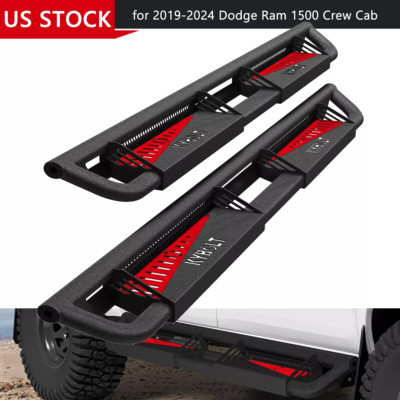 Running Boards for 2019-2024 Dodge Ram 1500 Crew Cab (New Body Only) Side Steps