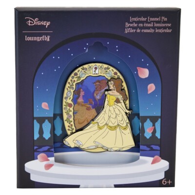 Disney Belle Pin / La Belle et La Bete Lenticular Loungefly / El 2100 8 cm