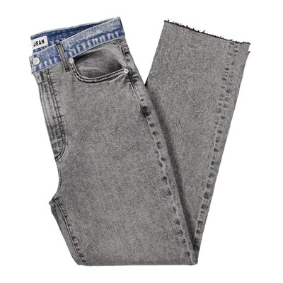 

Женские прямые джинсы Le Jean Sabine с необработанным краем и высокой посадкой BHFO 8500, Blue/grey, Sabine