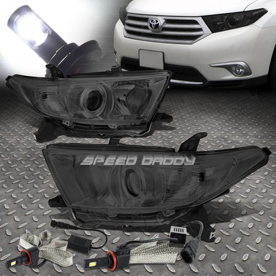 U-ОБРАЗНЫЙ ДЫМЧАТЫЙ ПРОЕКТОР С ПРОЗРАЧНОЙ БОКОВОЙ ФАРОЙ + СВЕТОДИОДНАЯ ЛАМПА 6000K ДЛЯ 11-13 HIGHLANDER