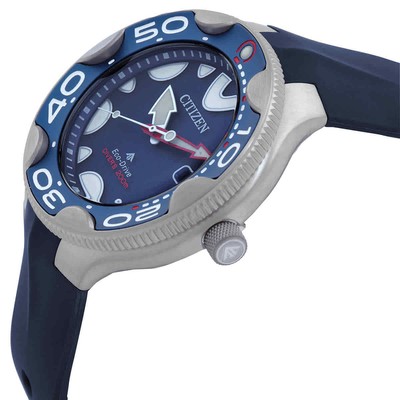 Pre-owned Citizen Promaster Dive Digital Blue Dial Men's Watch Bn0231-01l