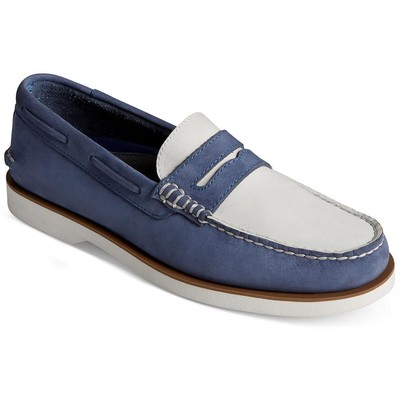 

Мужские синие замшевые лоферы Sperry A/O Penny DS 10,5 средний (D) BHFO 9533, Blue multi
