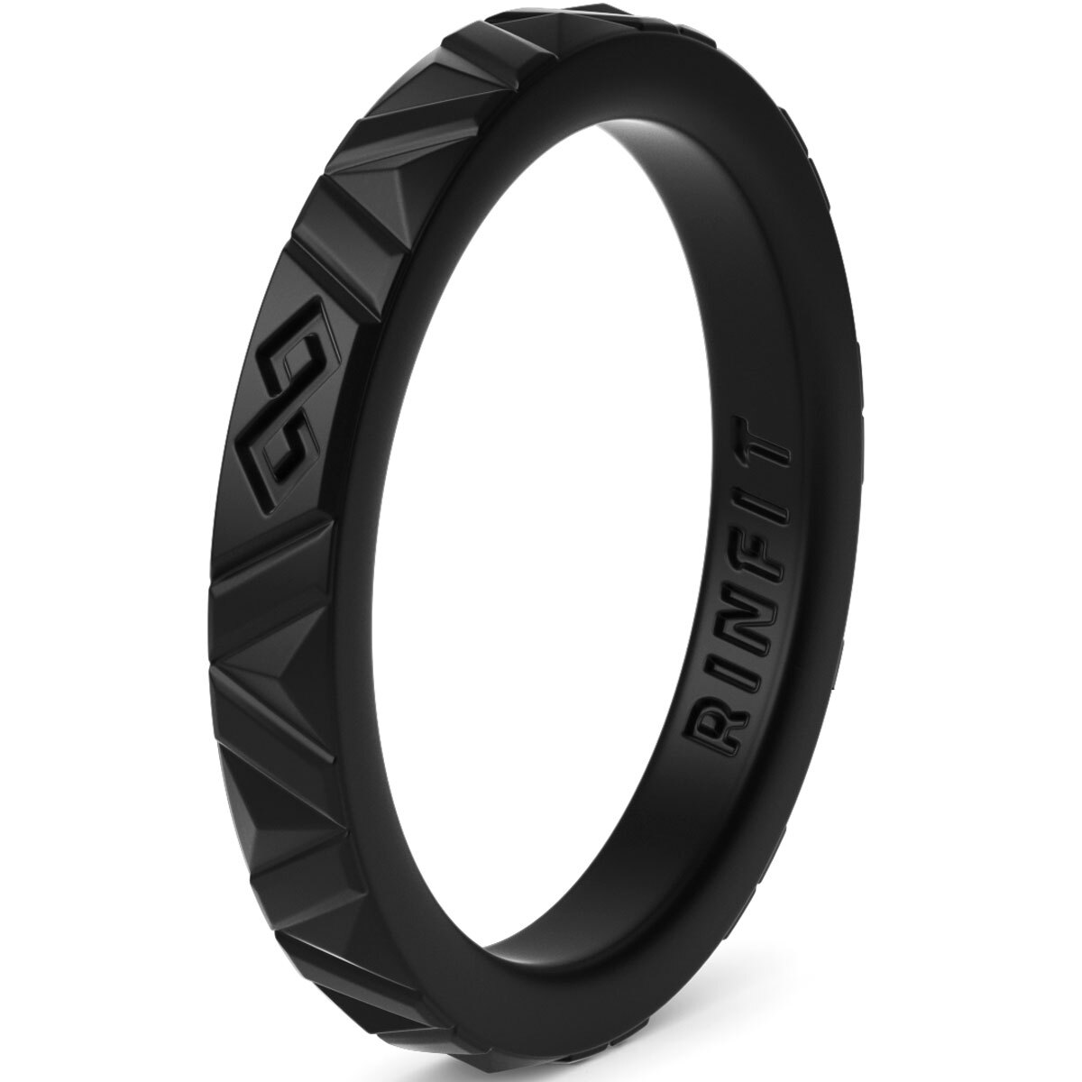 Stackable Infinity Silicone Wedding Ring | Band for Women by Rinfit