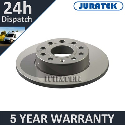 Fits Golf Touran Caddy Scirocco Octavia Altea Juratek Rear 1x Brake Disc
