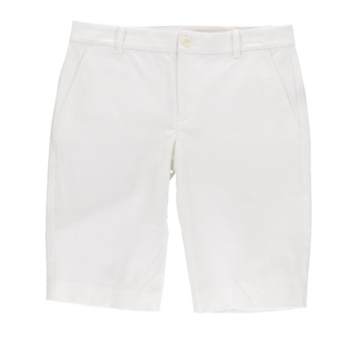 Lauren Ralph Lauren Womens Realeen White Twill Bermuda Shorts 8 BHFO 1214