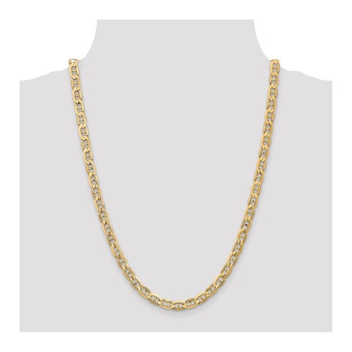 Pre-owned Roy Rose Jewelry Gold Anchor Link Chain - 14k Yellow Or White Gold - 2.4, 3, 3.75, 4.5, 5.25, 6.2