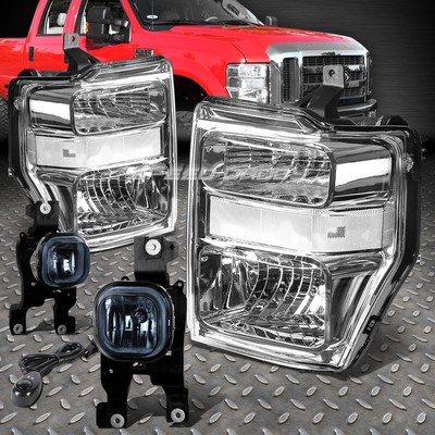 ХРОМИРОВАННАЯ ФАРА + ЧЕТКИЙ СИГНАЛ ПОВОРОТА + ЗАТЕМНЕННАЯ ПРОТИВОТУМАННАЯ ФАРА + ВЫКЛЮЧАТЕЛЬ ДЛЯ 08-10 SUPERDUTY