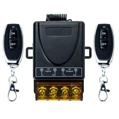 Wireless Remote Control Switch AC110V/120V/240V 40A Relay Switch 433Mhz RF Re...