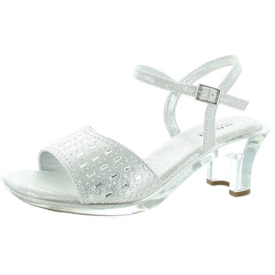 Туфли Kenneth Cole Reaction Girls Cinderella Shine Silver Shine BHFO 6496