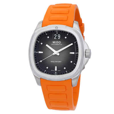 Pre-owned Mido Multifort Grey Dial Organe 40mm M049.526.17.081.00 - Orange (14566)