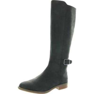 

Женские высокие кожаные сапоги до колена Clarks Camzin Branch на молнии BHFO 7027, Черный, Camzin Branch