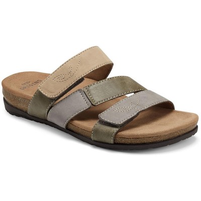 

Женские серые шлепанцы Earth Origins Ohana, ширина 8 (C, D, W) BHFO 7415, Grey multi