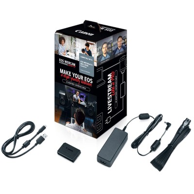 Canon Webcam Accessories Starter Kit for EOS M50 Mark II, M50, M200 Camera