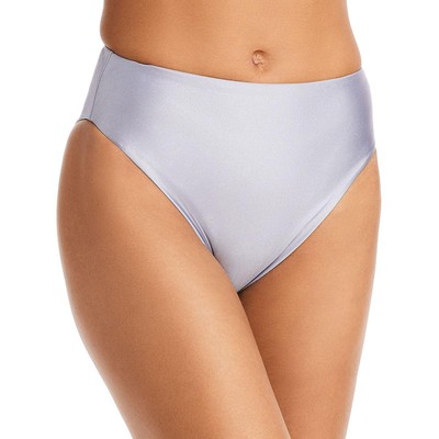 Женское серое пляжное бикини JADE Swim с завышенной талией, разделяющее дно для плавания, L BHFO 3089