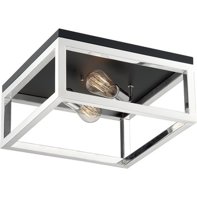 Nuvo Lighting 60/7095 Cakewalk Flush Mount Polished Nickel