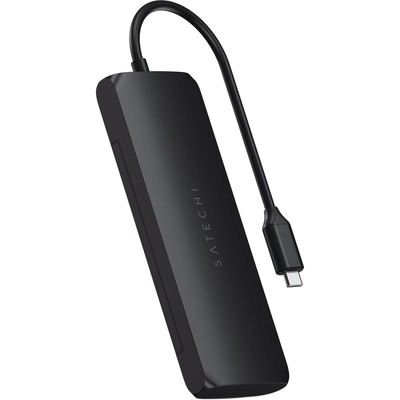 Гибридный многопортовый адаптер Satechi USB Type-C с корпусом SSD, черный #STUCHSEK