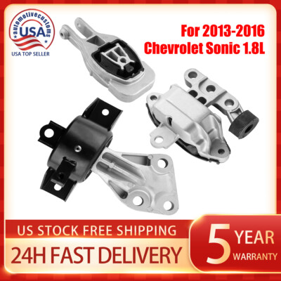 3X Engine Motor Mounts Automatic Transmission For 2013-2016 Chevrolet Sonic 1.8L