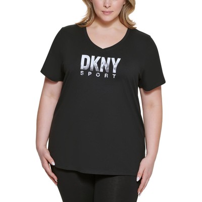 

Футболка для фитнеса с логотипом DKNY Sport женская пуловер Athletic BHFO 0570, DPPT8949