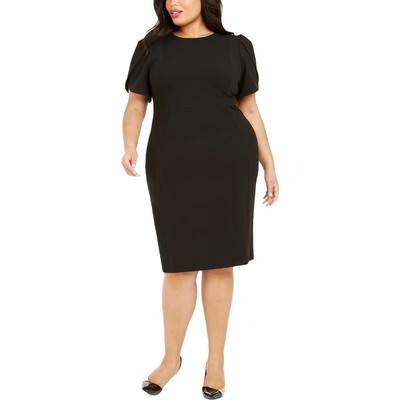 

Женское платье-футляр миди с рукавами-тюльпанами Calvin Klein Plus BHFO 6064