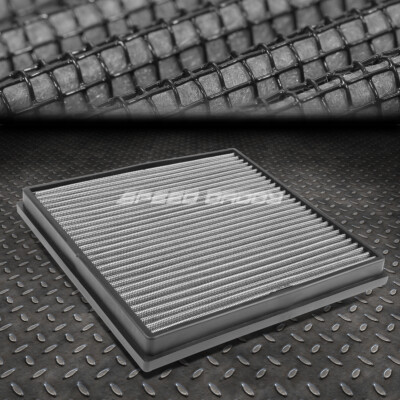 ДЛЯ CRUZE/BUICK VERANO СЕРЕБРИСТАЯ МНОГОРАЗОВАЯ/МОЮЩАЯСЯ ВСТАВНАЯ ПАНЕЛЬ ВОЗДУШНОГО ФИЛЬТРА