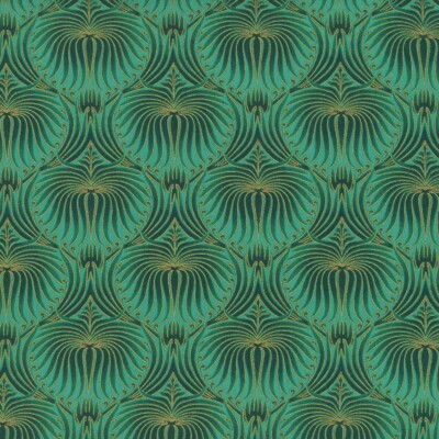 BTY TT Empress Feather Wallpaper Metallic Print 100% Cotton Quilt Fabric YARD