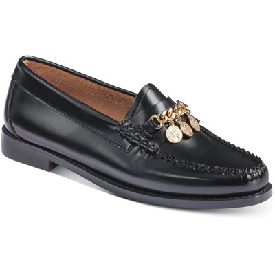 

Женские черные лоферы Weejuns GH Bass - Co. Penny Charm 8 Medium (B,M) 7924, Черный, Penny Charm