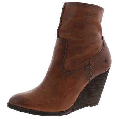 Женские короткие коричневые сапоги на танкетке Frye Womens Cece Artisan 6 среднего размера (B,M) BHFO 8444