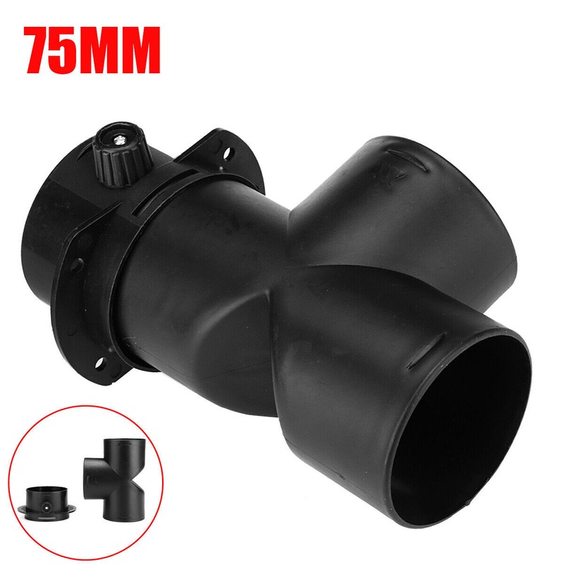 75mm Abzweigstück T-Stück Verteiler Adapter mit Ventil Für Webasto Standheizung