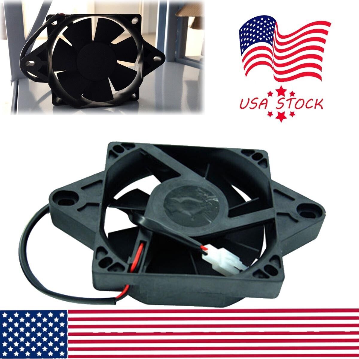 Electric Radiator Cooling Fan For 200cc 250cc Motorcycle Pit Bike