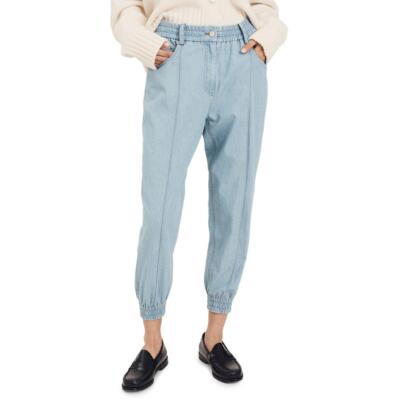 

Брюки-джоггеры Derek Lam 10 Crosby Phoenix Light Wash из хлопка BHFO 8482, Light blue, Phoenix