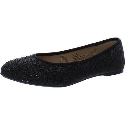 Женские черные мокасины Morgan Taylor с мерцанием, размер 7,5 средний (B, M), BHFO 6455