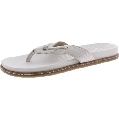

Женские кожаные сандалии на плоской подошве с ремешками Sperry Waveside BHFO 8129, Цвет слоновой кости, Waveside