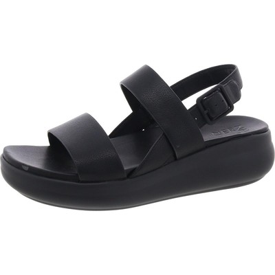 Naturalizer Womens Coast Black Slingback Sandals 8.5 Medium (B,M) BHFO 9303