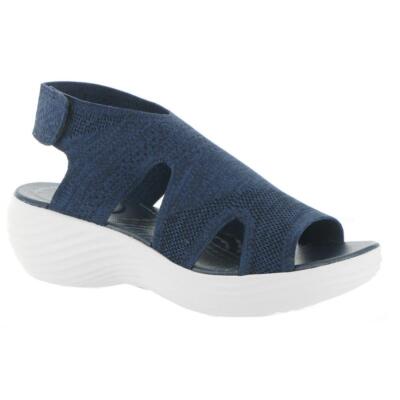

Обувь Cloudsteppers by Clarks Womens Marine Sail Wedge Sandals Shoes BHFO 1913, Navy, Marine Sail