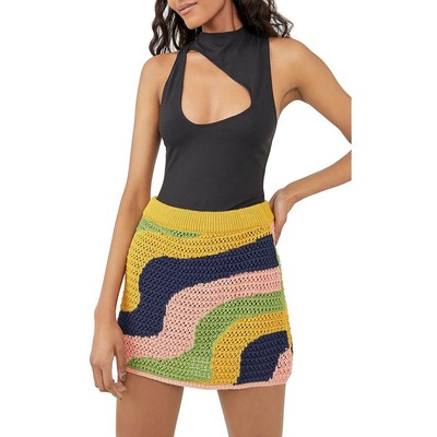 

Женское боди из микро-джерси с круглым вырезом Intimately Free People BHFO 2083, Черный