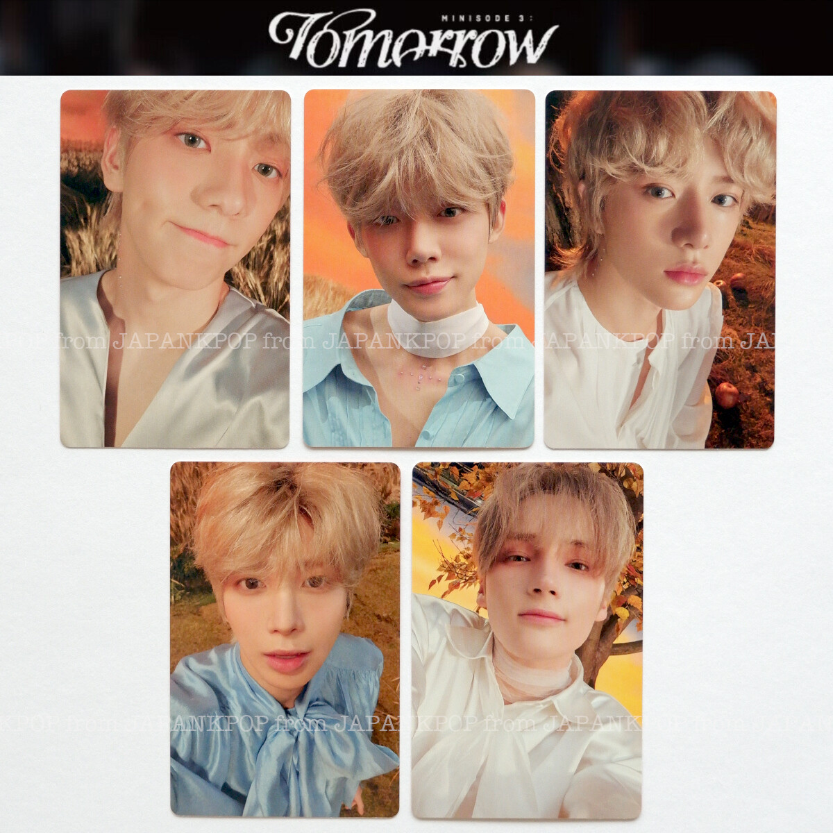 TXT minisode 3 Light テヒョン スビン ボムギュ 19枚 TOMORROW