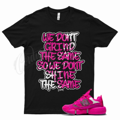 Black GRIND T Shirt for Jaden Smith X Balance Vision Racer Pink NB Fury